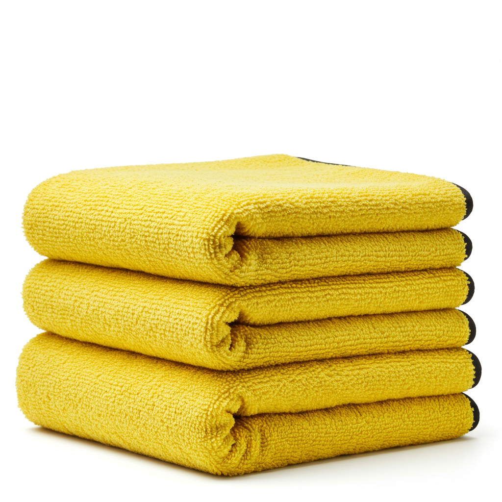 Carvamp Premium Microfiber Car Towels — 800 GSM, Dual-Sided, 16” x 16”, 3-Pack